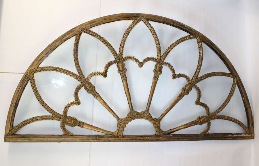 Decorative Regency period fan light