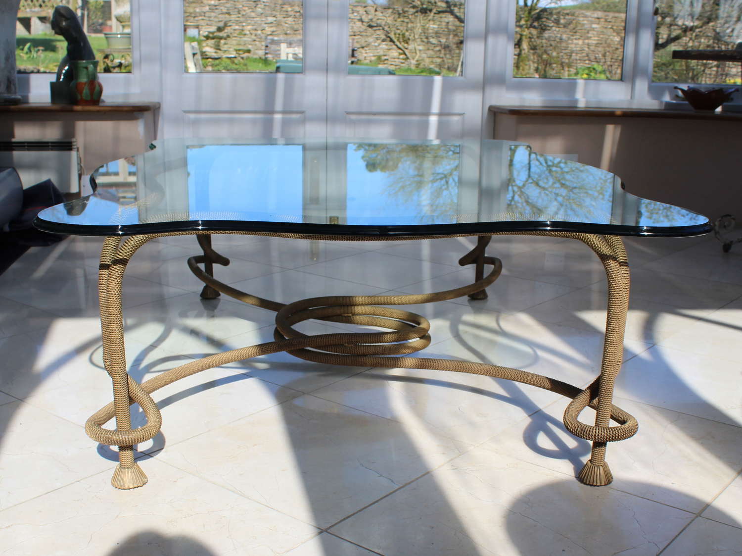 Stunning large Emilio Rey Vintage coffee table