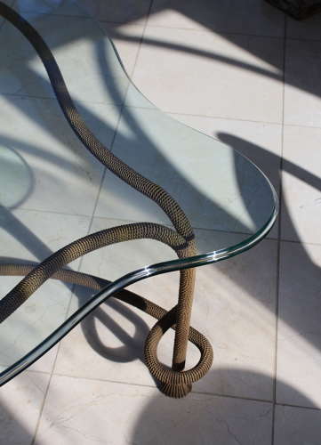 Stunning large Emilio Rey Vintage coffee table
