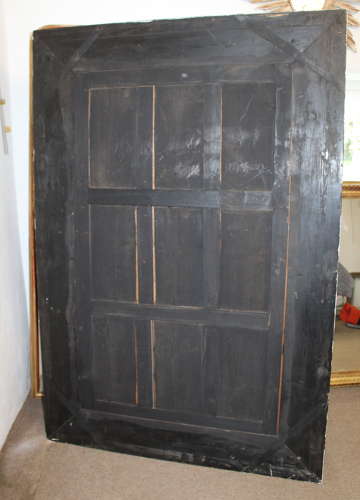 Exceptional rare large antique cushioned Venetian mirror