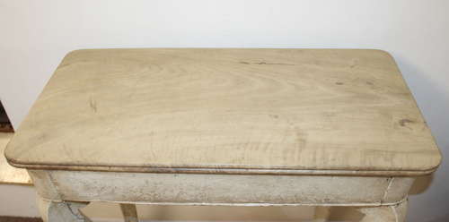 Antique painted French side table