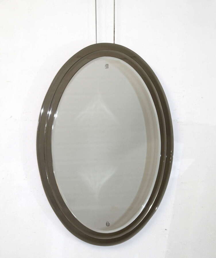 Vintage triple layer Italian bathroom mirror