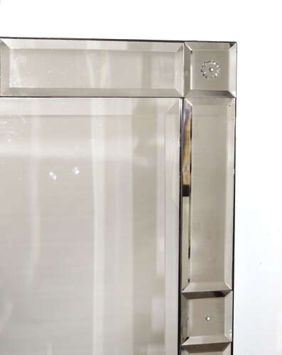 Very handsome 1920s bevelled Venetian mirror