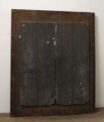Antique giltwood 18th century French margin mirror
