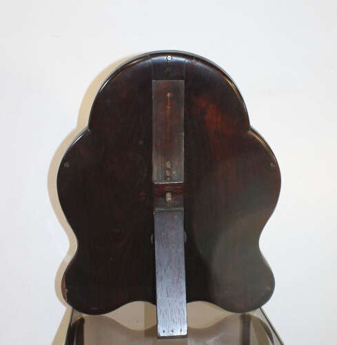 Small curvy antique table top mirror