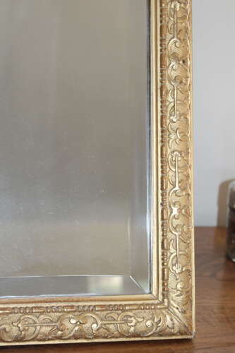 Small French tabletop mirror circa 1940s
