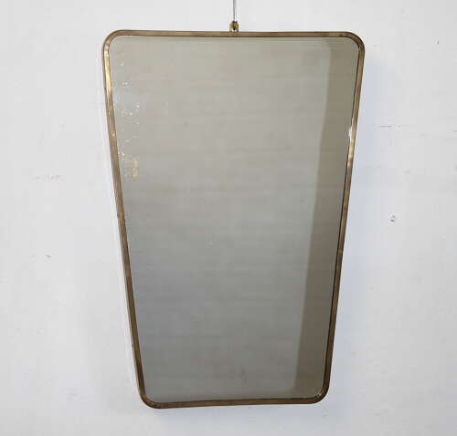 Mid-Century Modern Italian mirror with tapering sides