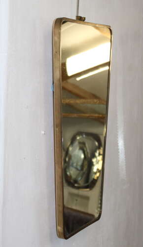 Mid-Century Modern Italian mirror with tapering sides