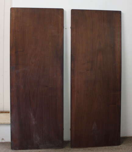 Pair of 1920s frameless Spanish mirrors