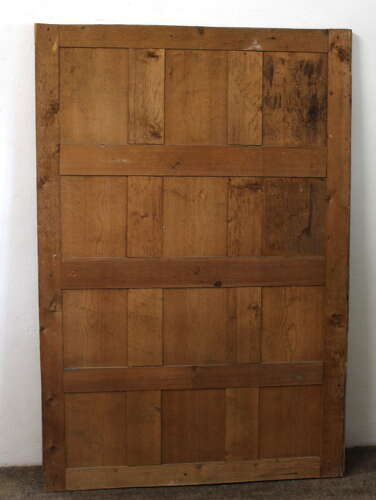Large antique French reeded framed mirror
