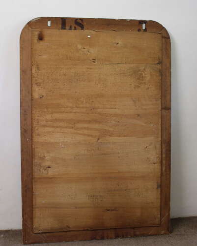 Antique French Louis-Philippe archtop mirror